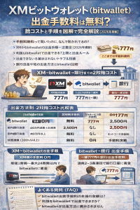 XMビットウォレット出金手数料ガイド
